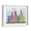 Familia Pastel Llama - Fab Funky | Cuadro decorativo de Canvas Lab