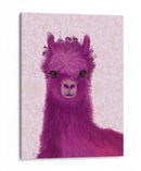 Flores De Prado Púrpura De Llama - Fab Funky | Cuadro decorativo de Canvas Lab