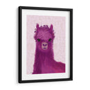 Flores De Prado Púrpura De Llama - Fab Funky | Cuadro decorativo de Canvas Lab