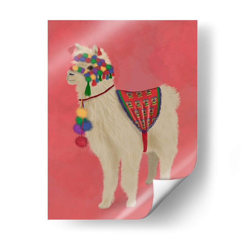 Llama Tradicional 2, Lleno - Fab Funky | Cuadro decorativo de Canvas Lab