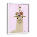 Sombrero De Helado De Llama - Fab Funky | Cuadro decorativo de Canvas Lab