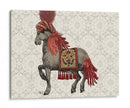 Niraj Horse, Rojo - Fab Funky | Cuadro decorativo de Canvas Lab