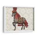 Niraj Horse, Rojo - Fab Funky | Cuadro decorativo de Canvas Lab