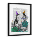Impresión De Libros De Pingüinos De Fiesta - Fab Funky | Cuadro decorativo de Canvas Lab