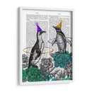 Impresión De Libros De Pingüinos De Fiesta - Fab Funky | Cuadro decorativo de Canvas Lab