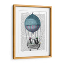 Pingüinos En La Impresión Del Libro De Baño De Globo - Fab Funky | Cuadro decorativo de Canvas Lab
