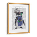 Penguin Chef Book Print - Fab Funky | Cuadro decorativo de Canvas Lab