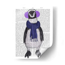 Pingüino Oreja Muffs Librer Imprimir - Fab Funky | Cuadro decorativo de Canvas Lab