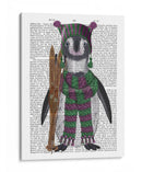 Impresión Del Libro De Esquís De Pingüino - Fab Funky | Cuadro decorativo de Canvas Lab