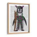 Impresión Del Libro De Esquís De Pingüino - Fab Funky | Cuadro decorativo de Canvas Lab