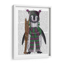 Impresión Del Libro De Esquís De Pingüino - Fab Funky | Cuadro decorativo de Canvas Lab
