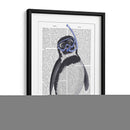 Penguin Snorkel Book Print - Fab Funky | Cuadro decorativo de Canvas Lab