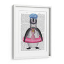 Libro De Anillo De Goma Penguin Unicornio Imprimir - Fab Funky | Cuadro decorativo de Canvas Lab