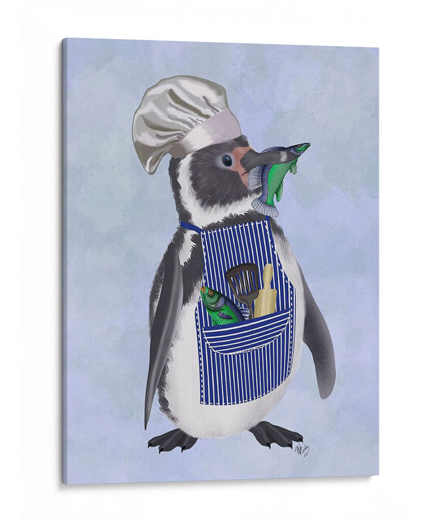 Chef Pingüino - Fab Funky | Cuadro decorativo de Canvas Lab