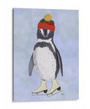 Pinguin Patinaje Sobre Hielo - Fab Funky | Cuadro decorativo de Canvas Lab