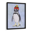Pinguin Patinaje Sobre Hielo - Fab Funky | Cuadro decorativo de Canvas Lab