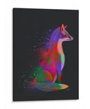Neon Fox - Fab Funky | Cuadro decorativo de Canvas Lab