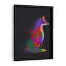 Neon Fox - Fab Funky | Cuadro decorativo de Canvas Lab