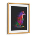 Neon Fox - Fab Funky | Cuadro decorativo de Canvas Lab