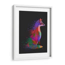 Neon Fox - Fab Funky | Cuadro decorativo de Canvas Lab