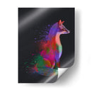 Neon Fox - Fab Funky | Cuadro decorativo de Canvas Lab