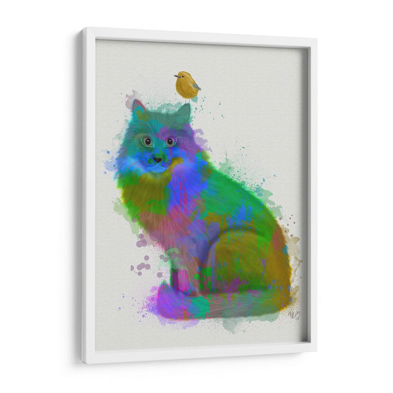 Cat Rainbow Splash 12 - Fab Funky | Cuadro decorativo de Canvas Lab