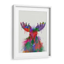 Splash Del Arco Iris De Moose - Fab Funky | Cuadro decorativo de Canvas Lab
