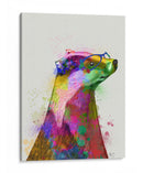 Badger Rainbow Splash 2 - Fab Funky | Cuadro decorativo de Canvas Lab