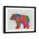 Bear Rainbow Splash 2 - Fab Funky | Cuadro decorativo de Canvas Lab