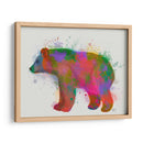 Bear Rainbow Splash 2 - Fab Funky | Cuadro decorativo de Canvas Lab