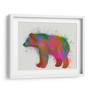 Bear Rainbow Splash 2 - Fab Funky | Cuadro decorativo de Canvas Lab