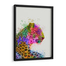 Splash De Arco Iris Leopardo 1 - Fab Funky | Cuadro decorativo de Canvas Lab