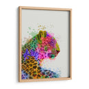 Splash De Arco Iris Leopardo 1 - Fab Funky | Cuadro decorativo de Canvas Lab