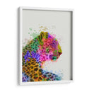 Splash De Arco Iris Leopardo 1 - Fab Funky | Cuadro decorativo de Canvas Lab