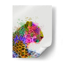 Splash De Arco Iris Leopardo 1 - Fab Funky | Cuadro decorativo de Canvas Lab