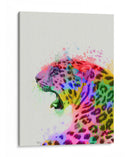 Splash De Arco Iris Leopardo 2 - Fab Funky | Cuadro decorativo de Canvas Lab