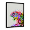 Splash De Arco Iris Leopardo 2 - Fab Funky | Cuadro decorativo de Canvas Lab