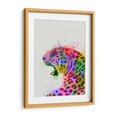 Splash De Arco Iris Leopardo 2 - Fab Funky | Cuadro decorativo de Canvas Lab
