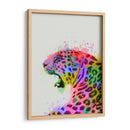 Splash De Arco Iris Leopardo 2 - Fab Funky | Cuadro decorativo de Canvas Lab