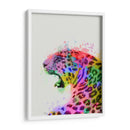 Splash De Arco Iris Leopardo 2 - Fab Funky | Cuadro decorativo de Canvas Lab