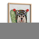 Snowboard Husky - Fab Funky | Cuadro decorativo de Canvas Lab