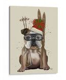 Bulldog Inglés, Esquí - Fab Funky | Cuadro decorativo de Canvas Lab