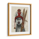 Husky, Esquiando - Fab Funky | Cuadro decorativo de Canvas Lab