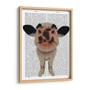 Nosy Cow 1 Libro De Impresión - Fab Funky | Cuadro decorativo de Canvas Lab