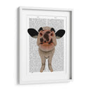 Nosy Cow 1 Libro De Impresión - Fab Funky | Cuadro decorativo de Canvas Lab