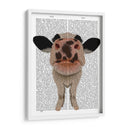 Nosy Cow 1 Libro De Impresión - Fab Funky | Cuadro decorativo de Canvas Lab