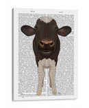 Nosy Cow 2 Libro De Libre - Fab Funky | Cuadro decorativo de Canvas Lab