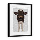 Nosy Cow 2 Libro De Libre - Fab Funky | Cuadro decorativo de Canvas Lab