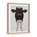 Nosy Cow 2 Libro De Libre - Fab Funky | Cuadro decorativo de Canvas Lab