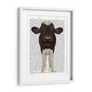 Nosy Cow 2 Libro De Libre - Fab Funky | Cuadro decorativo de Canvas Lab